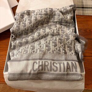 Dior Oblique Diortwin 70 Square Scarf